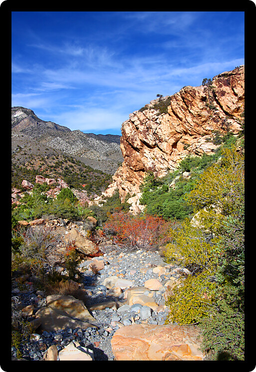 Red Rock Canyon National Conservation Area is located just west of Las Vegas in Nevada.