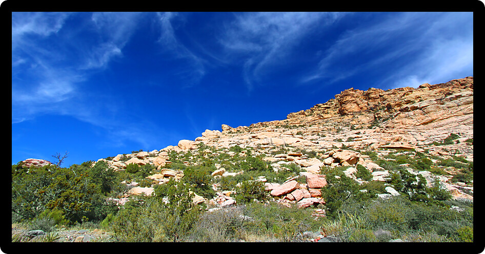 Red Rock Canyon National Conservation Area is located just west of Las Vegas in Nevada.