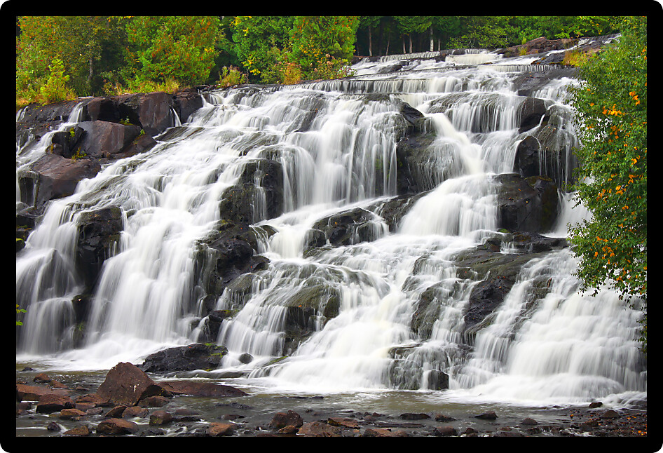 Bond Falls is a beautiful waterfall in the upper peninsula of Michigan.