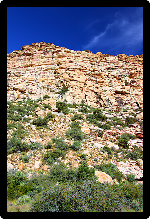 Red Rock Canyon National Conservation Area is located just west of Las Vegas in Nevada.