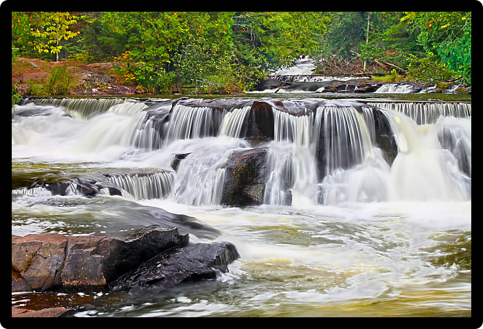 Cascades of Bond Falls in the upper peninsula of Michigan.