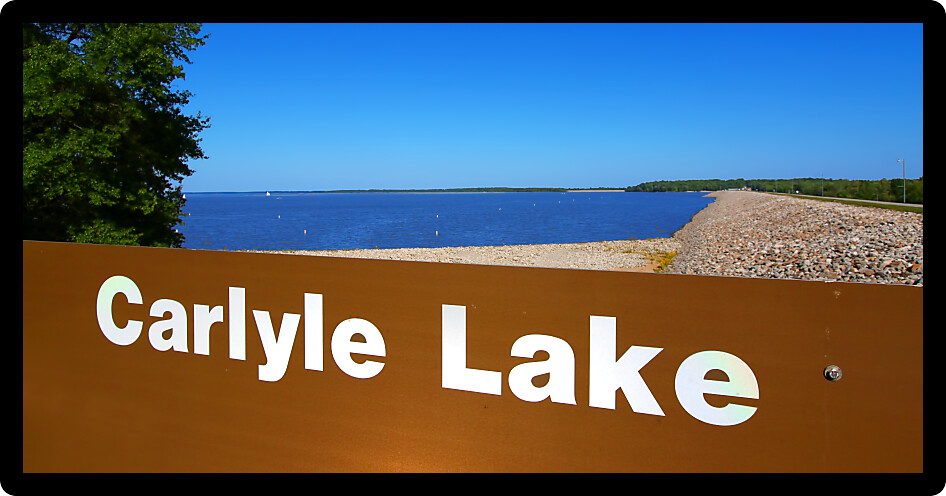 Carlyle Lake is a reservoir in southern Illinois and is often used for recreation in the summer.