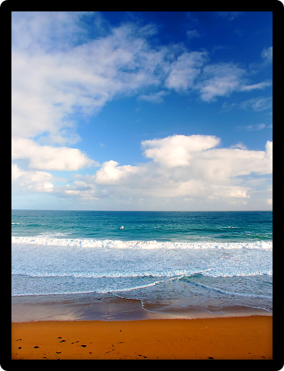 Logans Beach along the coastline of southern Australia near Warrnambool Victoria.