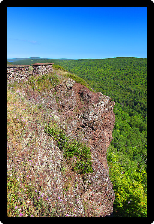 Brockway Mountain is located along the Keweenaw Peninsula of upper Michigan and provides spectacular views of Lake Superior.