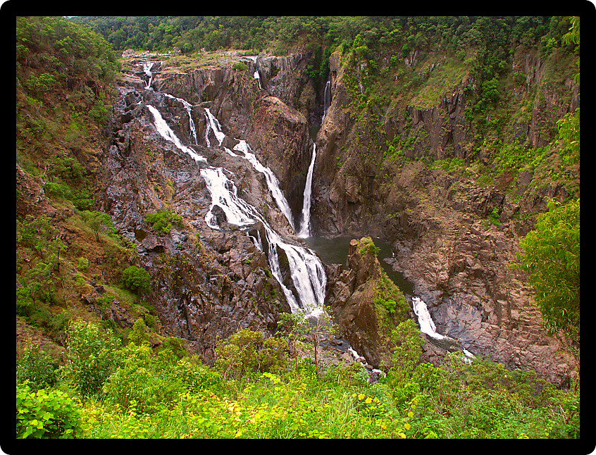 Barron Falls in Barron Gorge National Park Queensland Australia