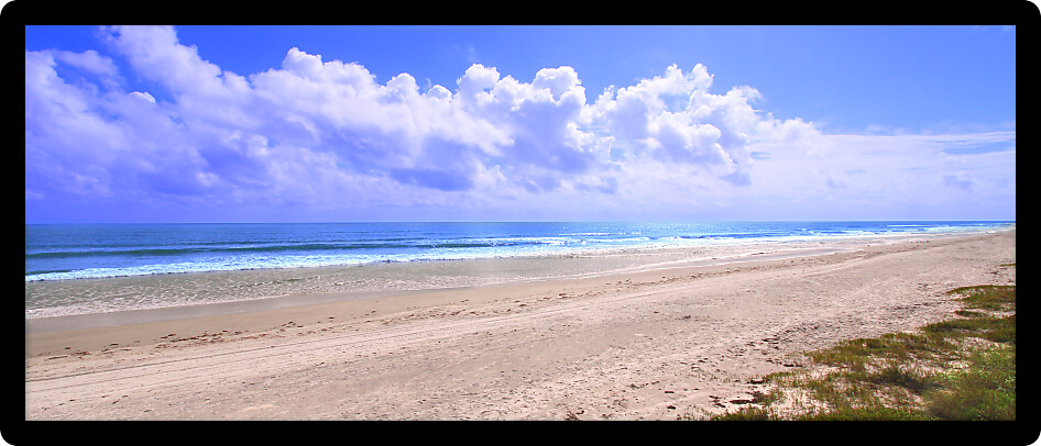 Amazing Ormond Beach along the east coast of Florida.