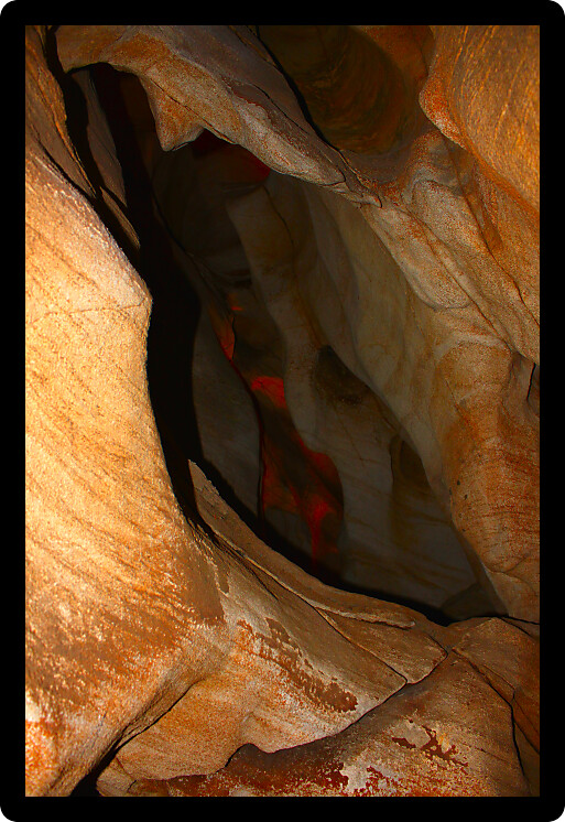 Amazing underground cave formations of Rickwood Caverns in Alabama.