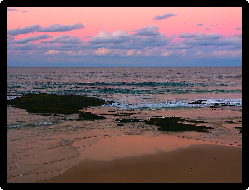 Beautiful sunset at Nambucca Heads in New South Wales Australia.