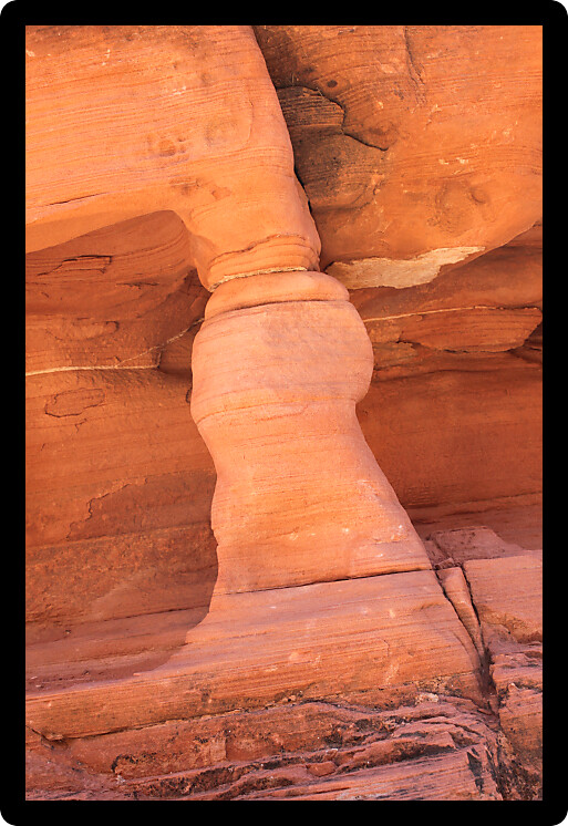 Interesting red rock formations at Valley of Fire State Park in Nevada.
