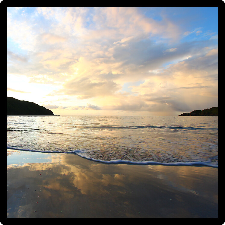 Beautiful sunset over Brewers Bay on Tortola in the British Virgin Islands.