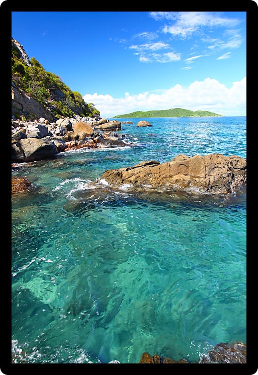 Amazing British Virgin Islands on a beautiful sunny day.