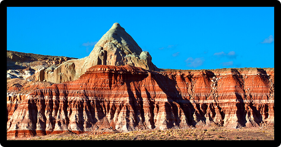 Mountain peak in the Grand Staircase-Escalante National Monument of Utah.