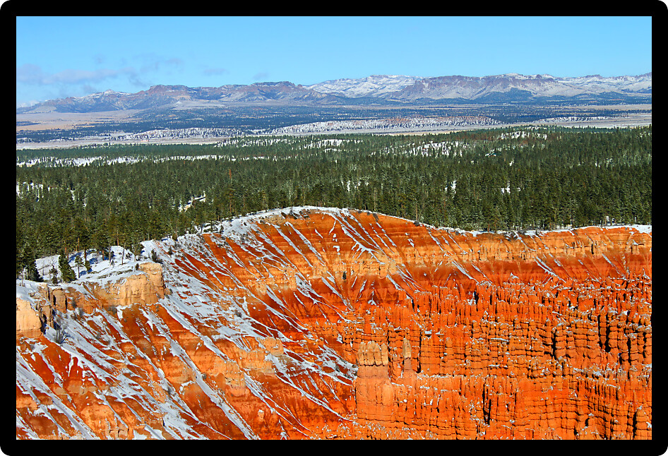 Upper Inspiration Point view of Bryce Canyon National Park in Utah.
